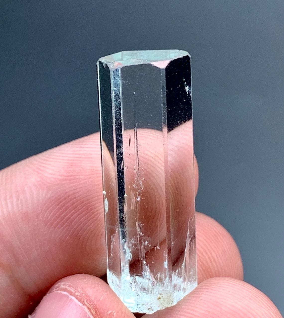 23 Carat Aquamarine Crystal Specimen From Skardu Pakistan