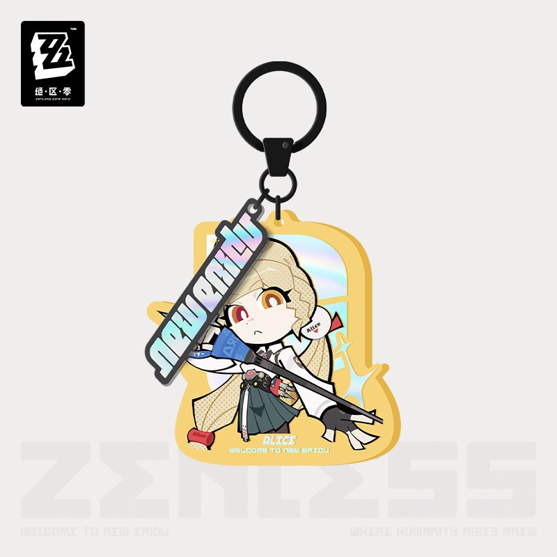 New ZZZ miHoYo Zenless Zone Zero Keychain Keyring Spook Shack Official Gift New ZZZ miHoYo Zenless Zone Zero Keychain Keyring Spook Shack Official Gift