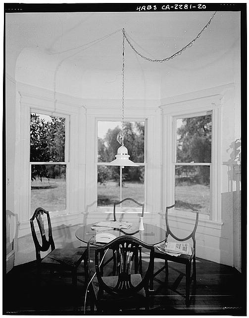 Campbell California Le Fevre House 1900s Dining Room Bay Window Interior