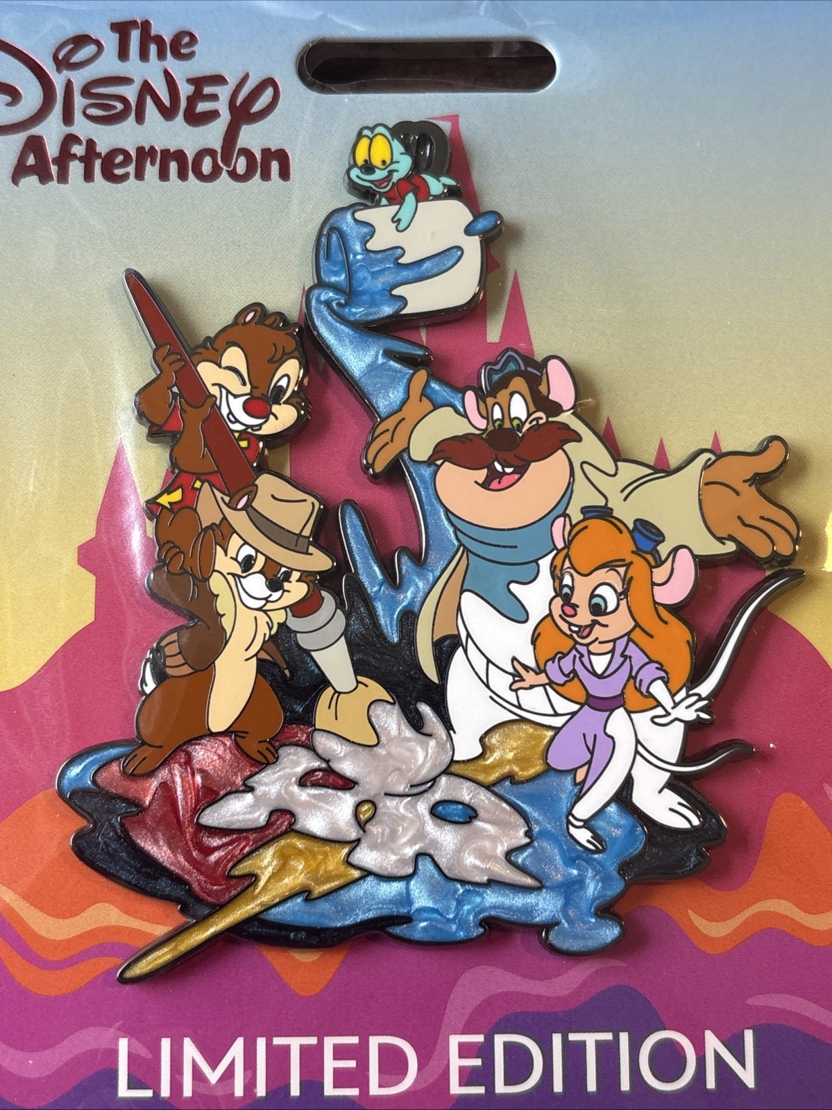 JUMBO Disney WDI MOG 2026 Chip n  Dale Rescue Rangers LE 300 Paintbrush Pin
