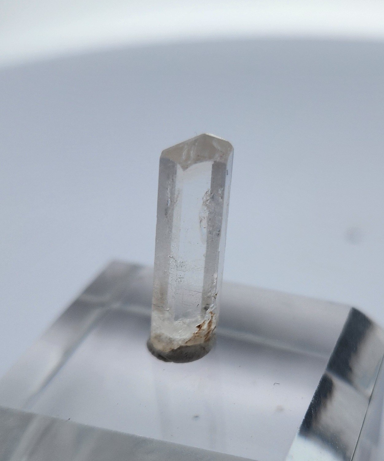 Phenakite Gem Crystal Terminated Drillbit Twin Rare Larger Specimen - Burma 5 ct Phenakite Gem Crystal Terminated Drillbit Twin Rare Larger Specimen - Burma 5 ct