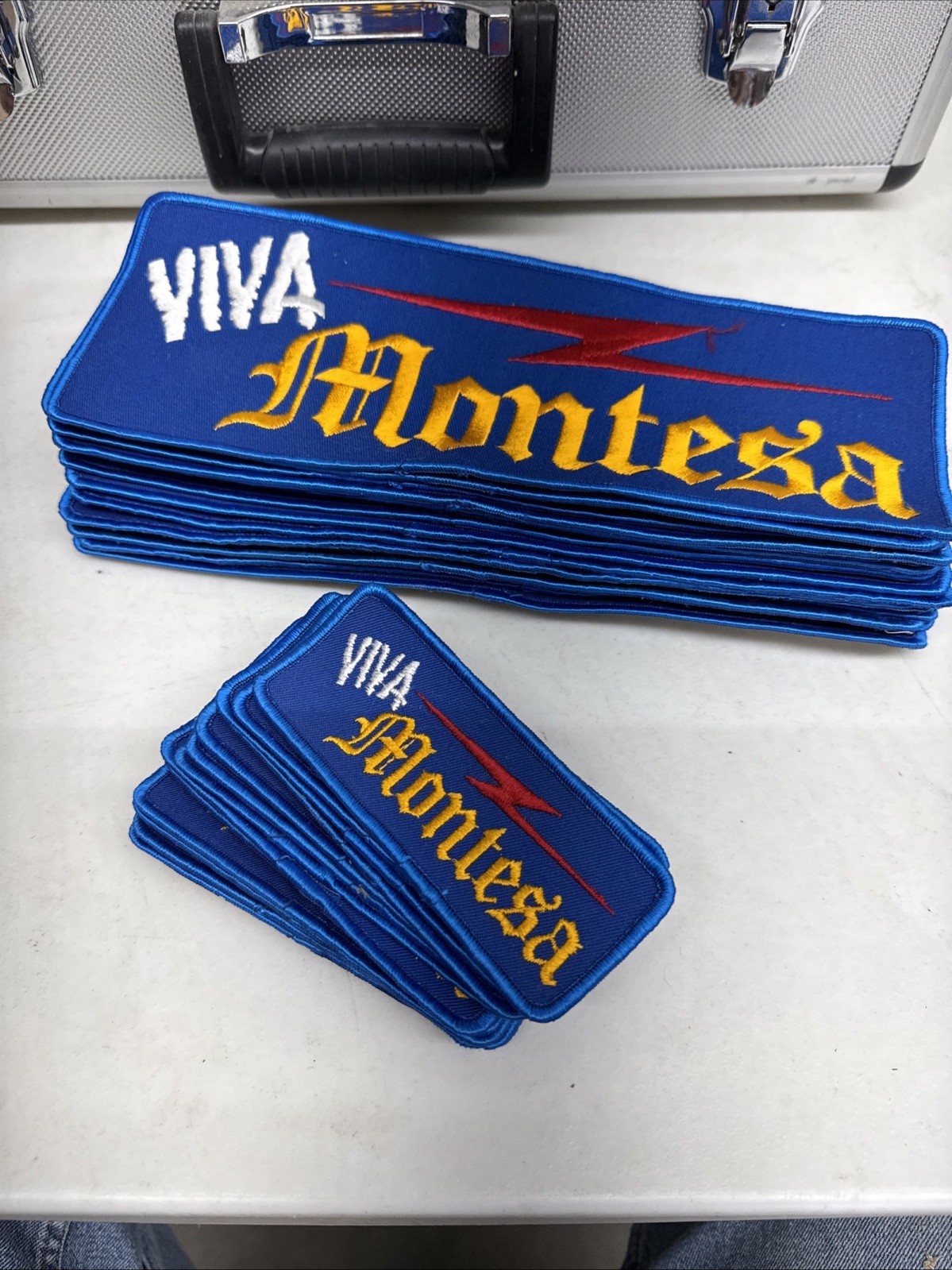 Lot of 29. N.O.S. Vintage Viva Montesa motorcycle patches Lot of 29. N.O.S. Vintage Viva Montesa motorcycle patches