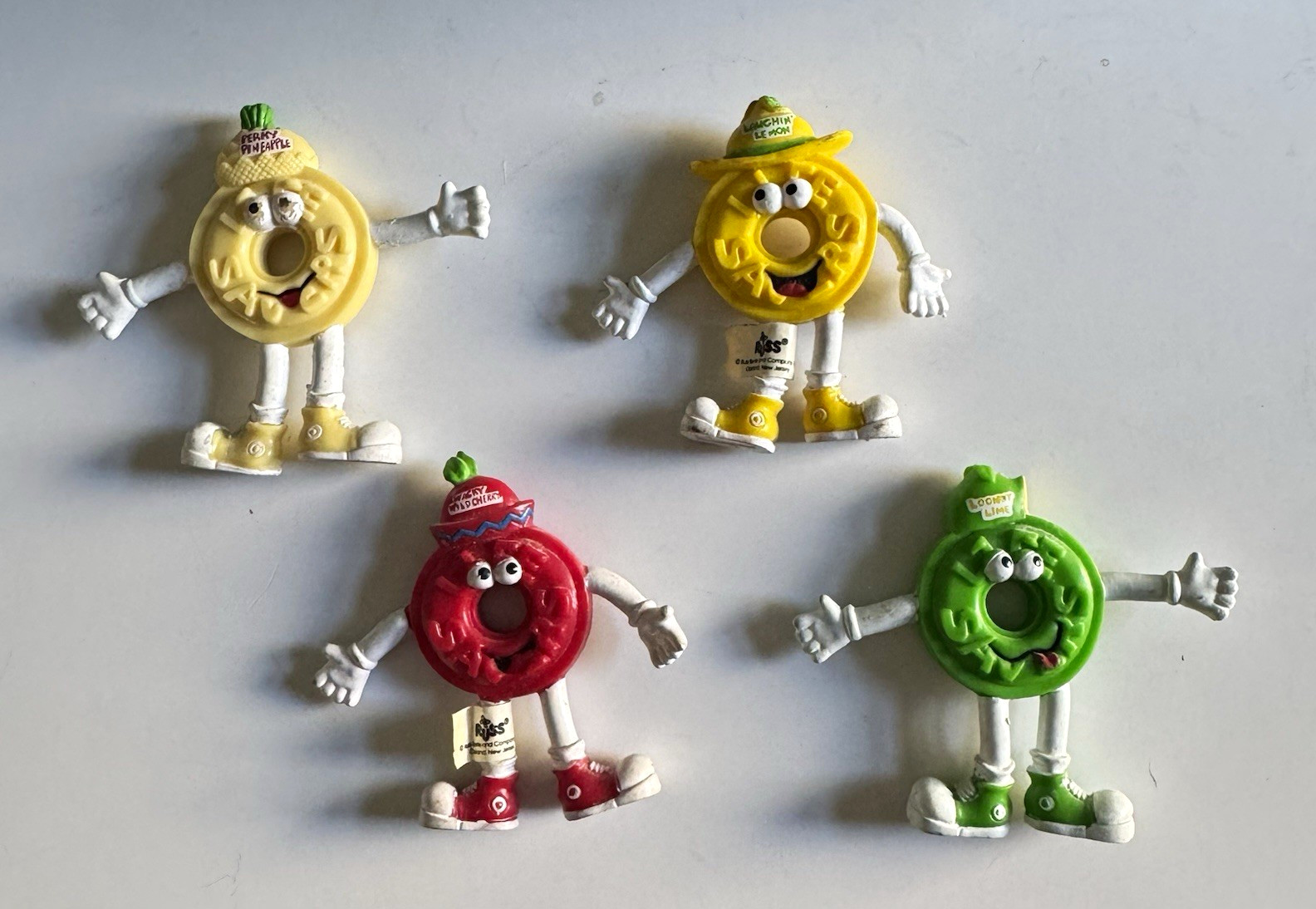 Vintage 1992 Life Savers Bendable Figures Lot of 4 Russ Nabisco PVC Toys Rare Vintage 1992 Life Savers Bendable Figures Lot of 4 Russ Nabisco PVC Toys Rare
