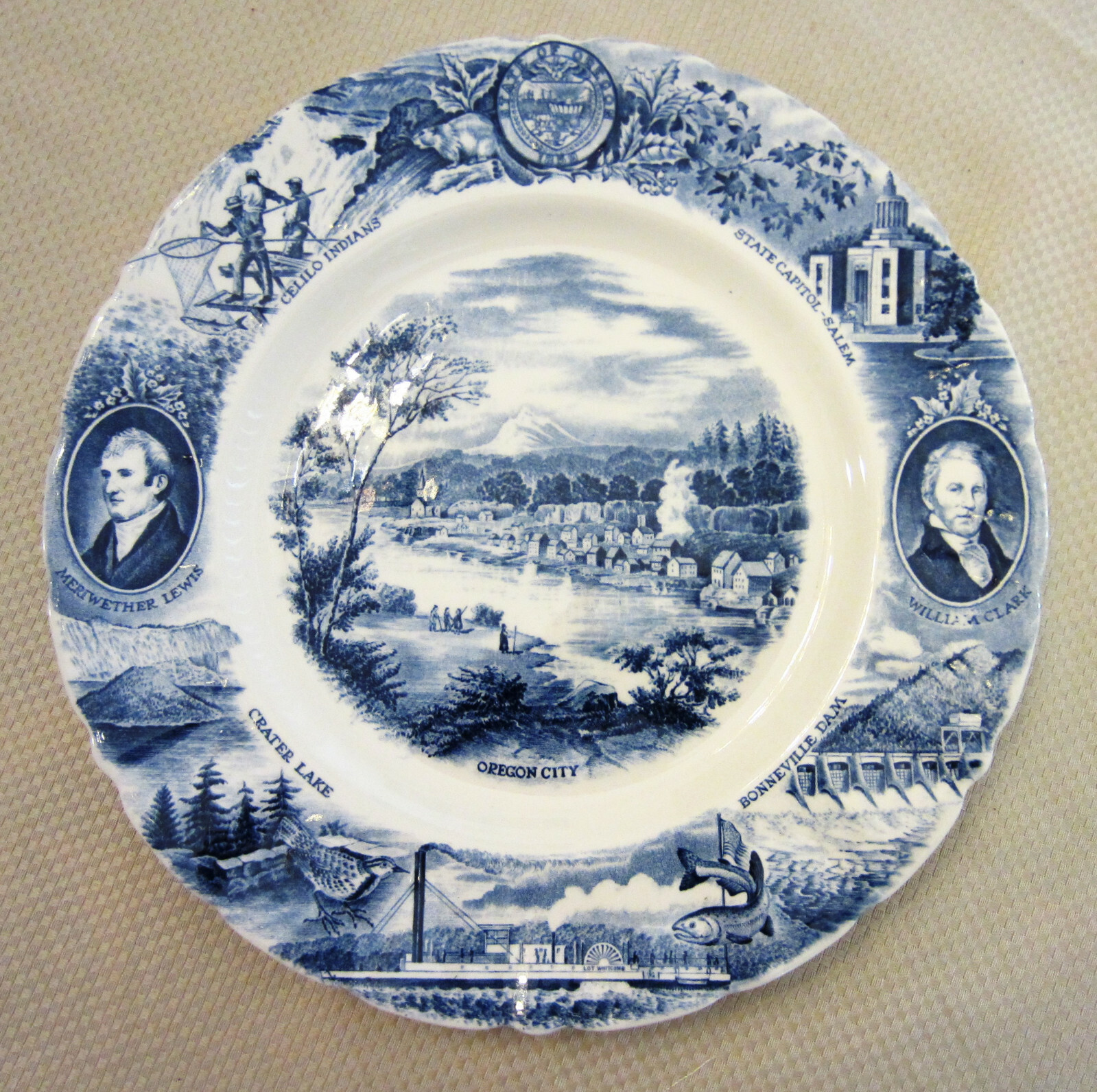Blue 1959 Oregon Centennial 10 5/8