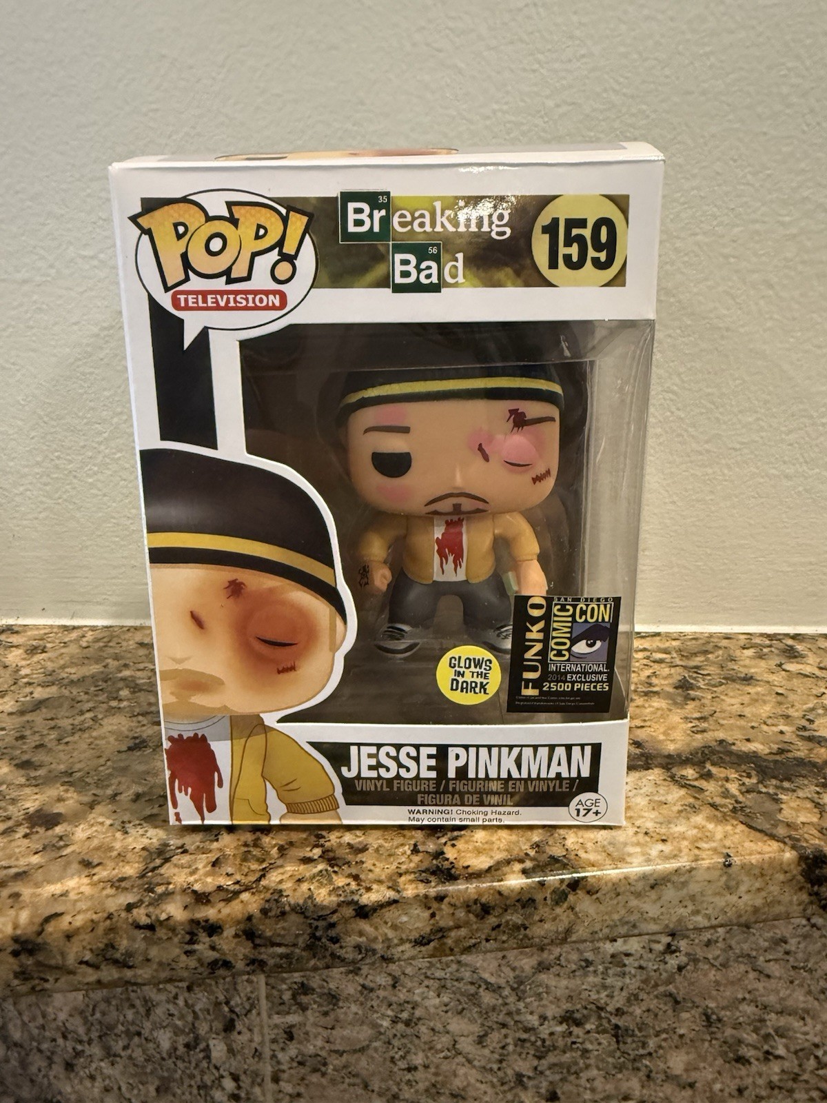 Jesse Pinkman (Beat-Up) Funko Pop #159 SDCC Exclusive Limited Rare