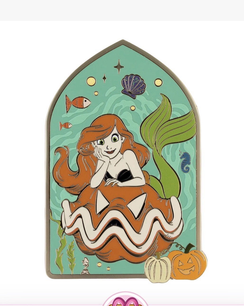 Disney Palm Ariel Atlantica Halloween 2026 Jumbo Pin Confirmed 