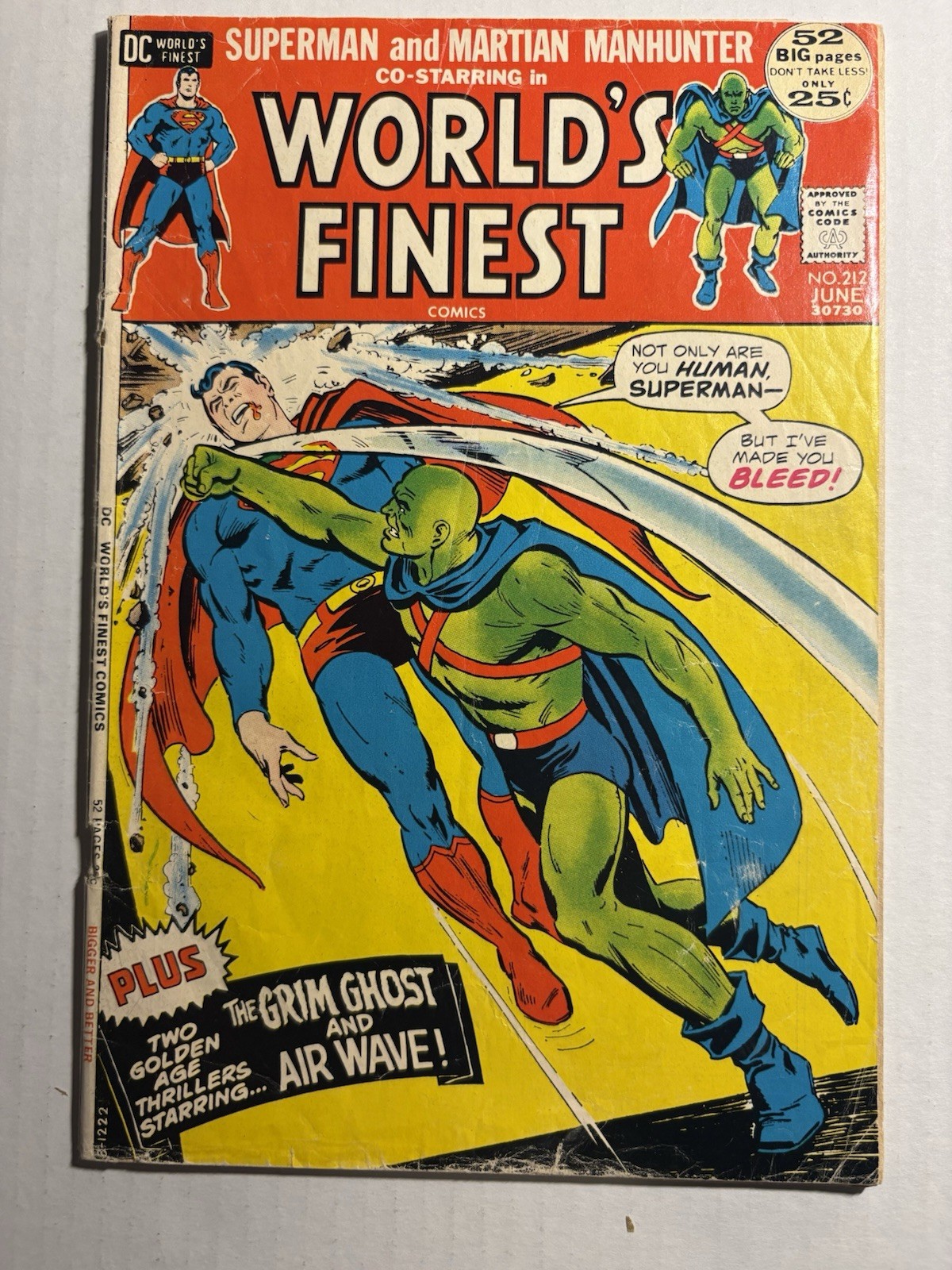 World's Finest Comics #212 (DC Comics June 1972)