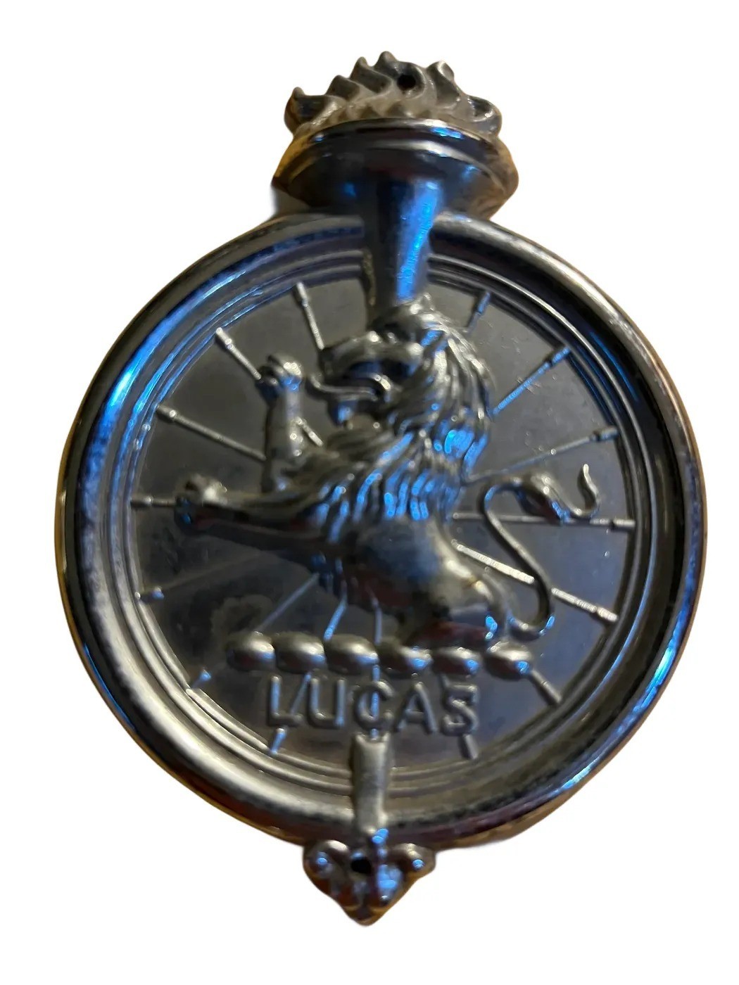 Badge auto car Lucas King of The Roads Lamp automobile motoring item