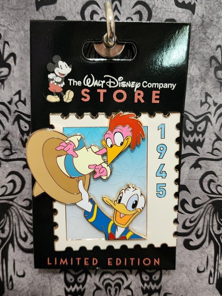 DEC WDCS D23 2026 Ultimate Stamp Donald Aracuan Bird 1945 LE 500 Disney Pin