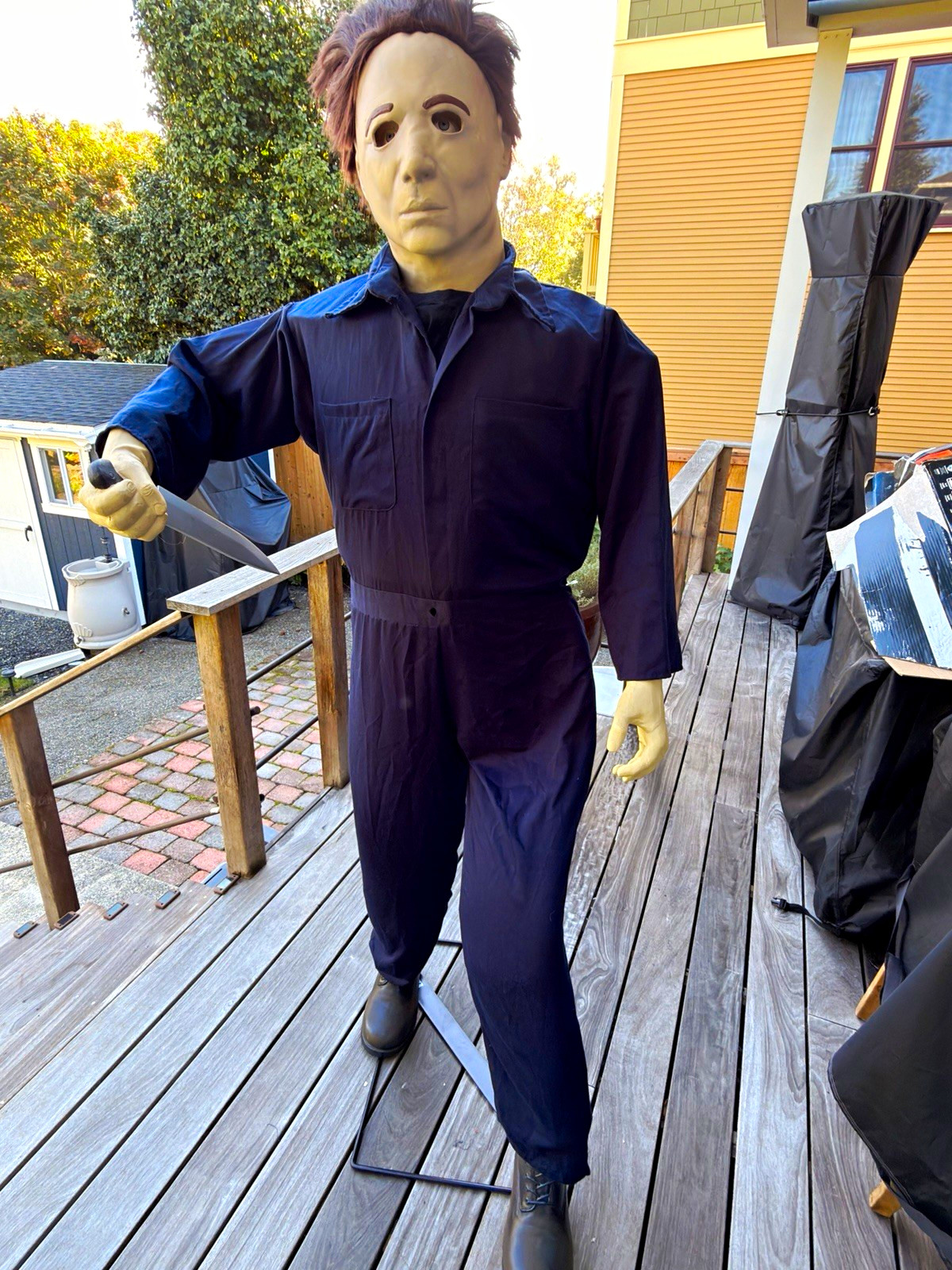 Spirit Halloween H2O Michael Myers Retired Halloween Animatronic Prop with box Spirit Halloween H2O Michael Myers Retired Halloween Animatronic Prop with box