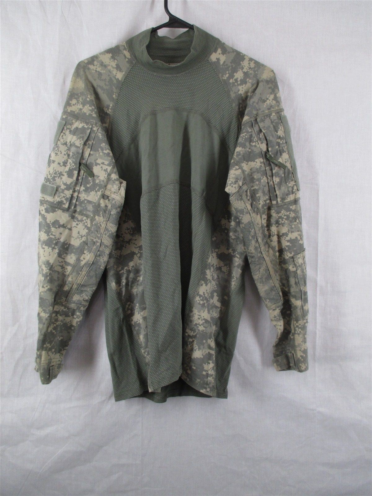 USGI ACU Massif Medium Digital Camo Army Combat Shirt Flame Resistant ACS