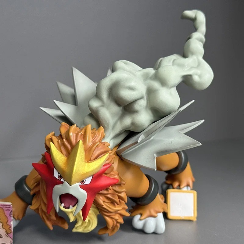 Pokemon Entei Suicune Raikou Three Sacred Beasts PVC Anime Figure Collectible