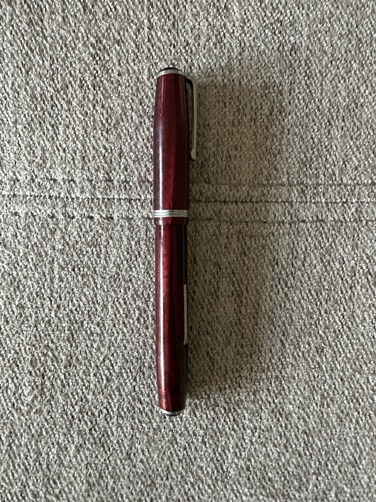 Vintage Esterbrook J Pen Dubonnet Red 9550 Nib RESTORATION - Includes Sac Tray