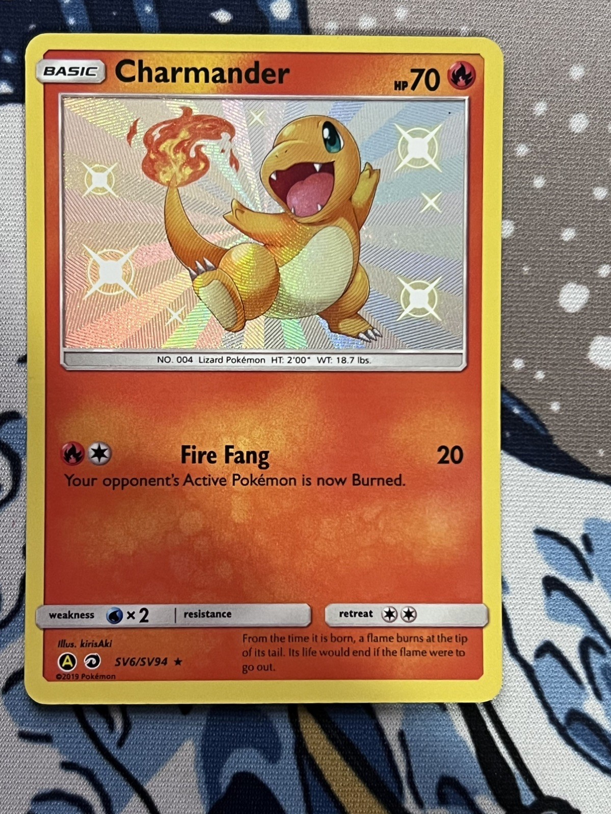 Charmander SV6/SV94 Hidden Fates Shiny Baby Holo Rare 2019 ENG. Mint. Charmander SV6/SV94 Hidden Fates Shiny Baby Holo Rare 2019 ENG. Mint.