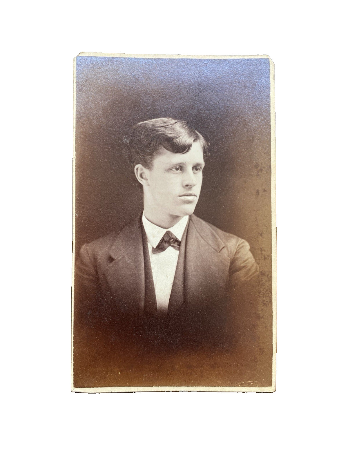 Gansevoort NY Identified Young Man a Fort Edward CDV Antique Vintage Photo