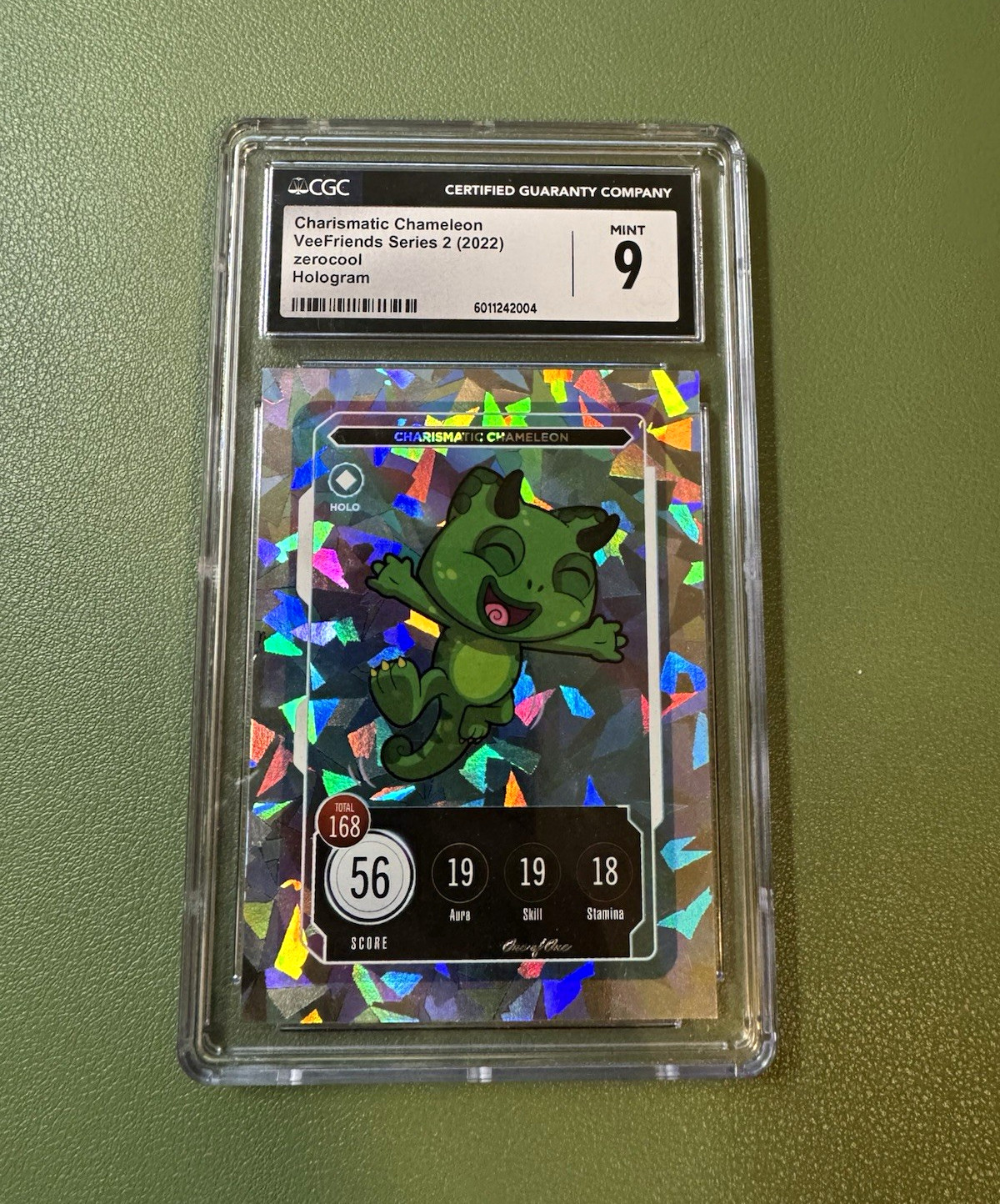VeeFriends Series 2 Charismatic Chameleon 1/1 Hologram CGC 9