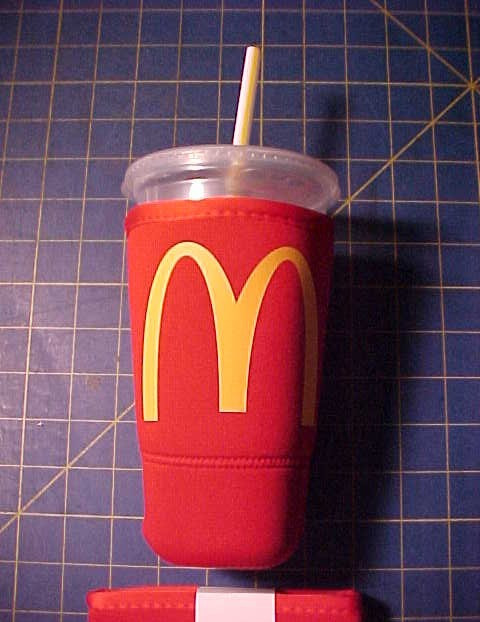 NEW UNUSED McDONALDS LARGE DRINK KOOZIE COOZIE NEW UNUSED McDONALDS LARGE DRINK KOOZIE COOZIE