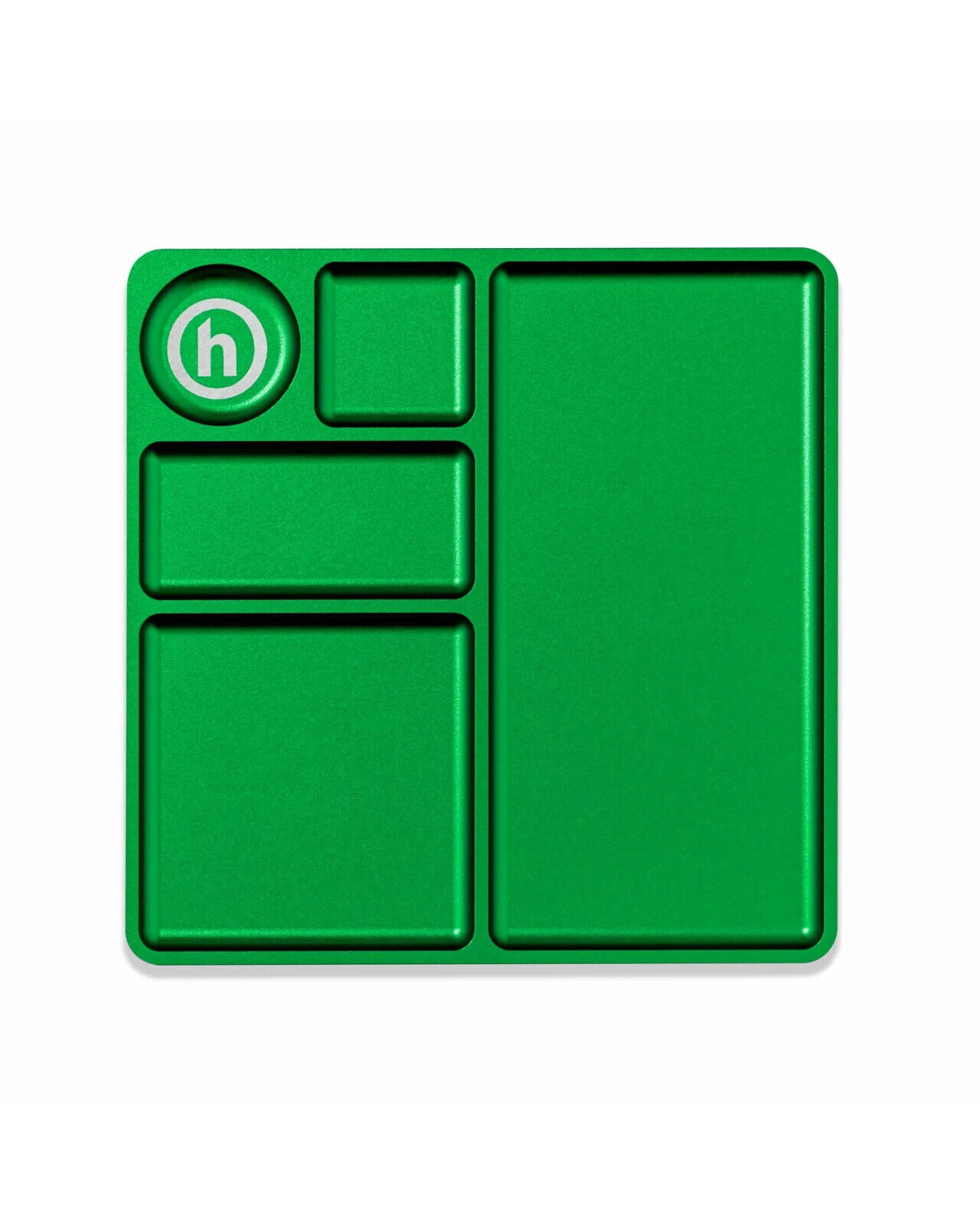 Hidden NY Valet Tray Aluminum Square Green OG H Logo Hidden NY Valet Tray Aluminum Square Green OG H Logo