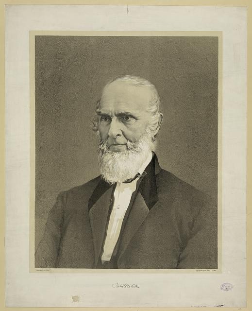 Photo:John Greenleaf Whittier 1880s American Quaker Poet Portrait Print