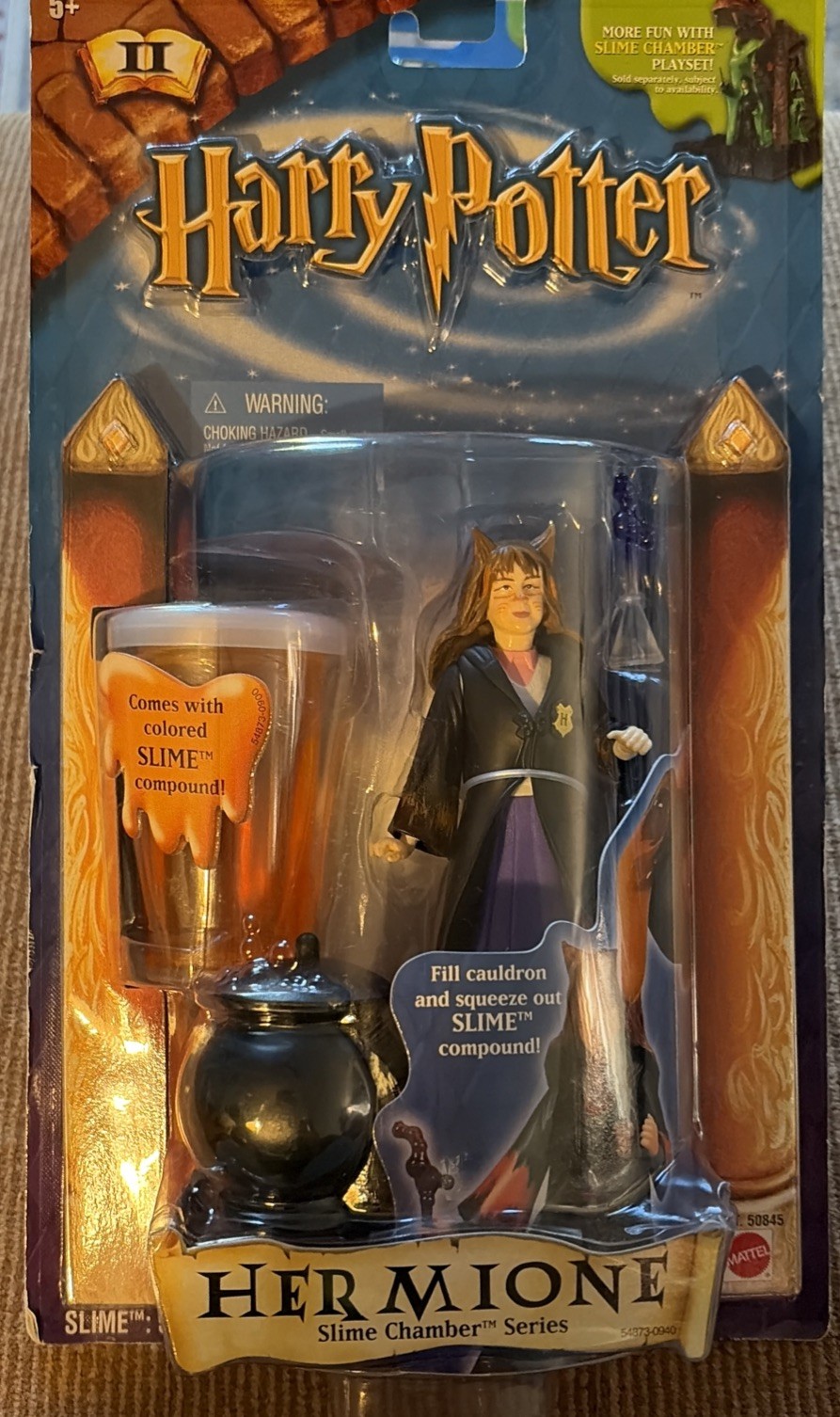 2001 Mattel Harry Potter Hermione Slime Chamber Series Figure