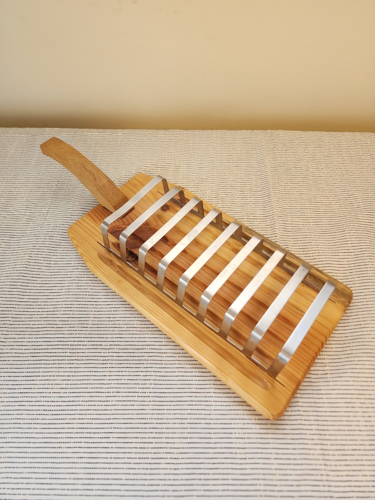 Vintage MCM Toaster Holder Sweden 60s Danish Modern Minimalist Decor Rack Vintage MCM Toaster Holder Sweden 60s Danish Modern Minimalist Decor Rack