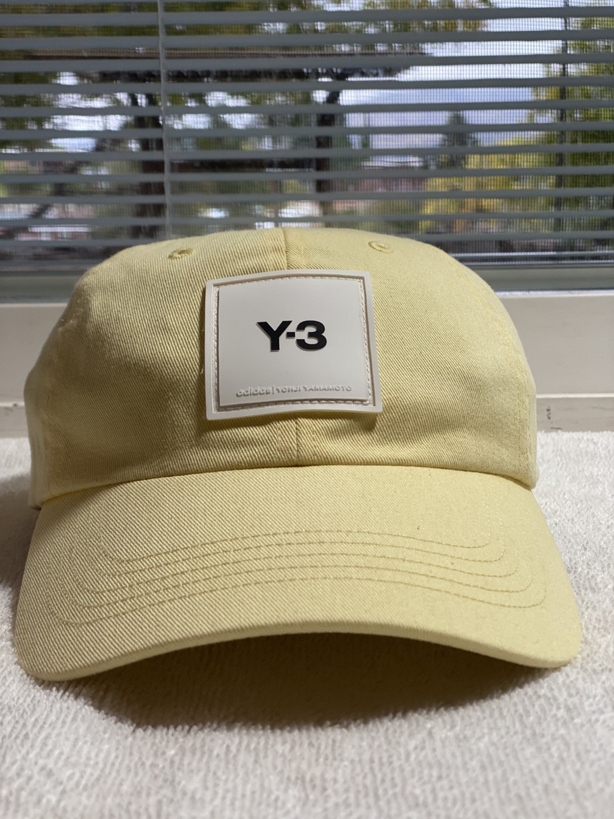 adidas Y-3 Weissly Logo Cap Hat Yellow Unisex Men’s