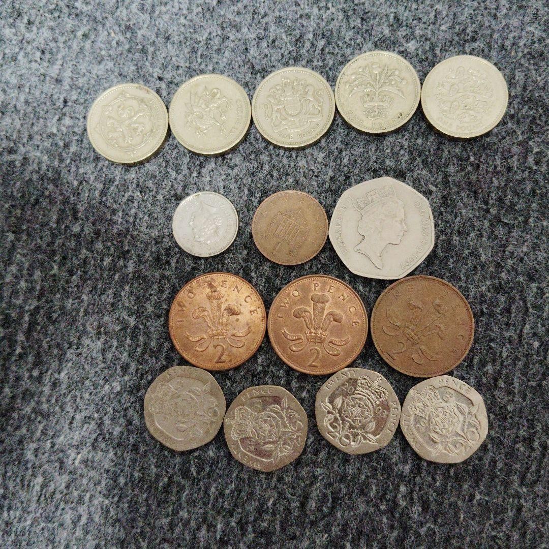 UK Old Coins Set - Mixed British Currency, Pound & Pence, Vintage Collection