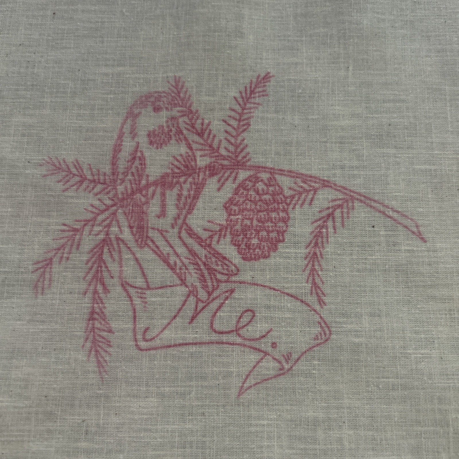 VTG Maine ME State Bird Flower Transfer Embroidery Pattern Fiber Art MCM