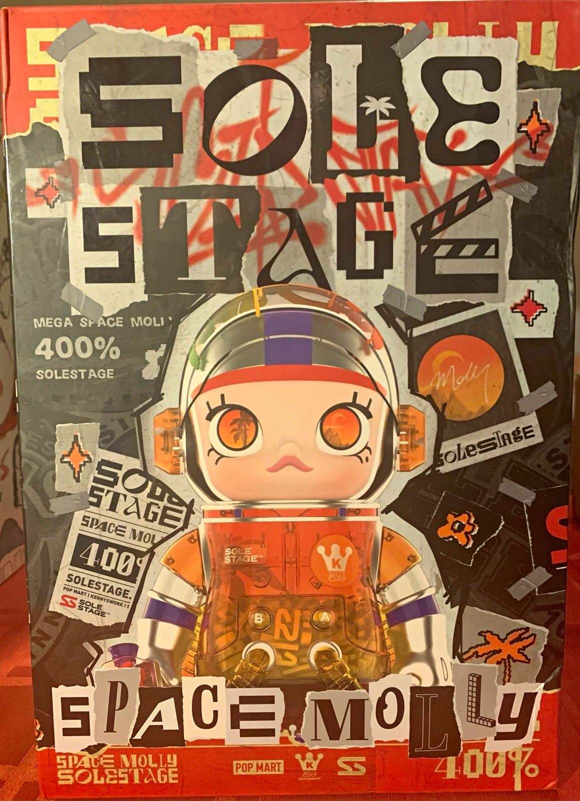 POP MART Mega Space Molly 400% Solestage Kennywork sealed rare