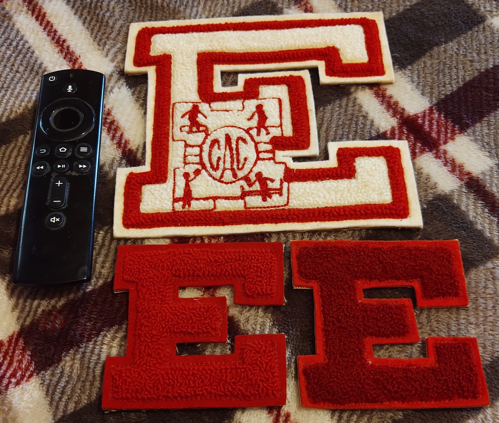 Vintage Easton PA High School Varsity Chenille Letters, Unsewn, Excellent... Vintage Easton PA High School Varsity Chenille Letters, Unsewn, Excellent...