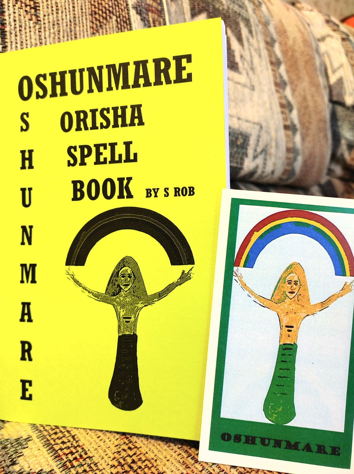 OSHUNMARE ORISHA SPELL BOOK 80 pages + free RARE prayer card Osumare Oshumare
