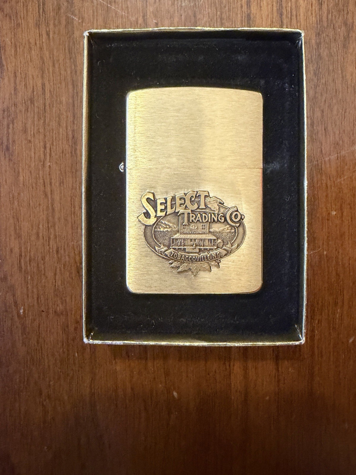 VTG 1995 Zippo Lighter - Select Trading Company Promo - New In Box - Never Lit