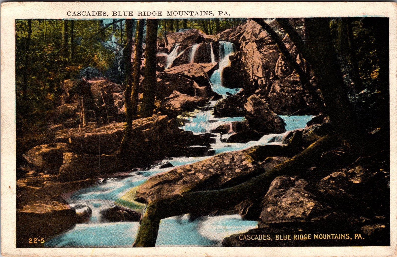 1925 Post, Waynesboro, PA.,Cascades, Blue Ridge Mtns, Well Written Letter, 2532 1925 Post, Waynesboro, PA.,Cascades, Blue Ridge Mtns, Well Written Letter, 2532