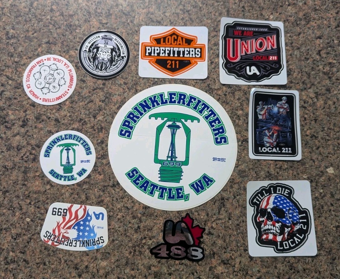 10 UA PLUMBERS PIPEFITTERS STEAMFITTERS UNION UNITED ASSOCIATION STEAMFITTER 01