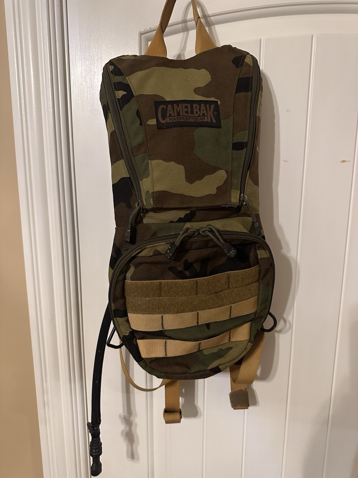 Camelbak Ambush Maximum Gear Hydration Pack M81 Woodland Camo 100 oz 3 liter