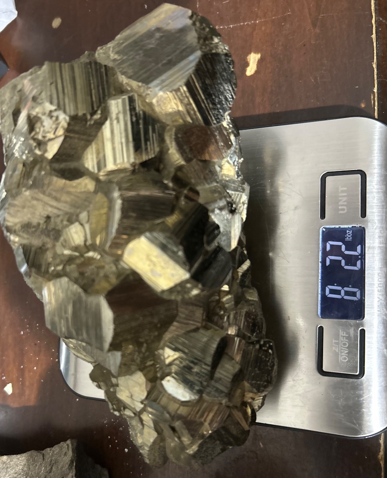 X- Large Peruvian Pyrite Cluster*Octagonal*skeletal*18x10x9 cm* Over 8 Lbs, RARE X- Large Peruvian Pyrite Cluster*Octagonal*skeletal*18x10x9 cm* Over 8 Lbs, RARE