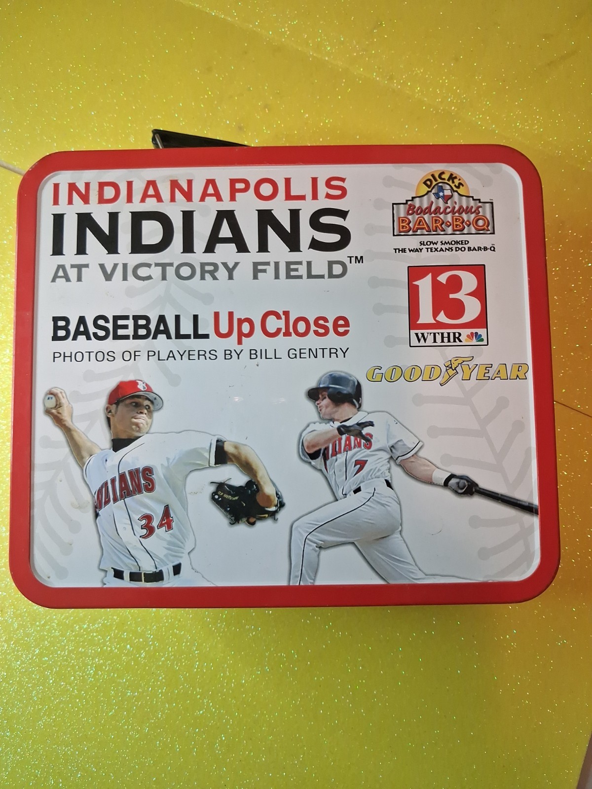 Indianapolis Indians at Victory Field Metal Lunchbox Baseball