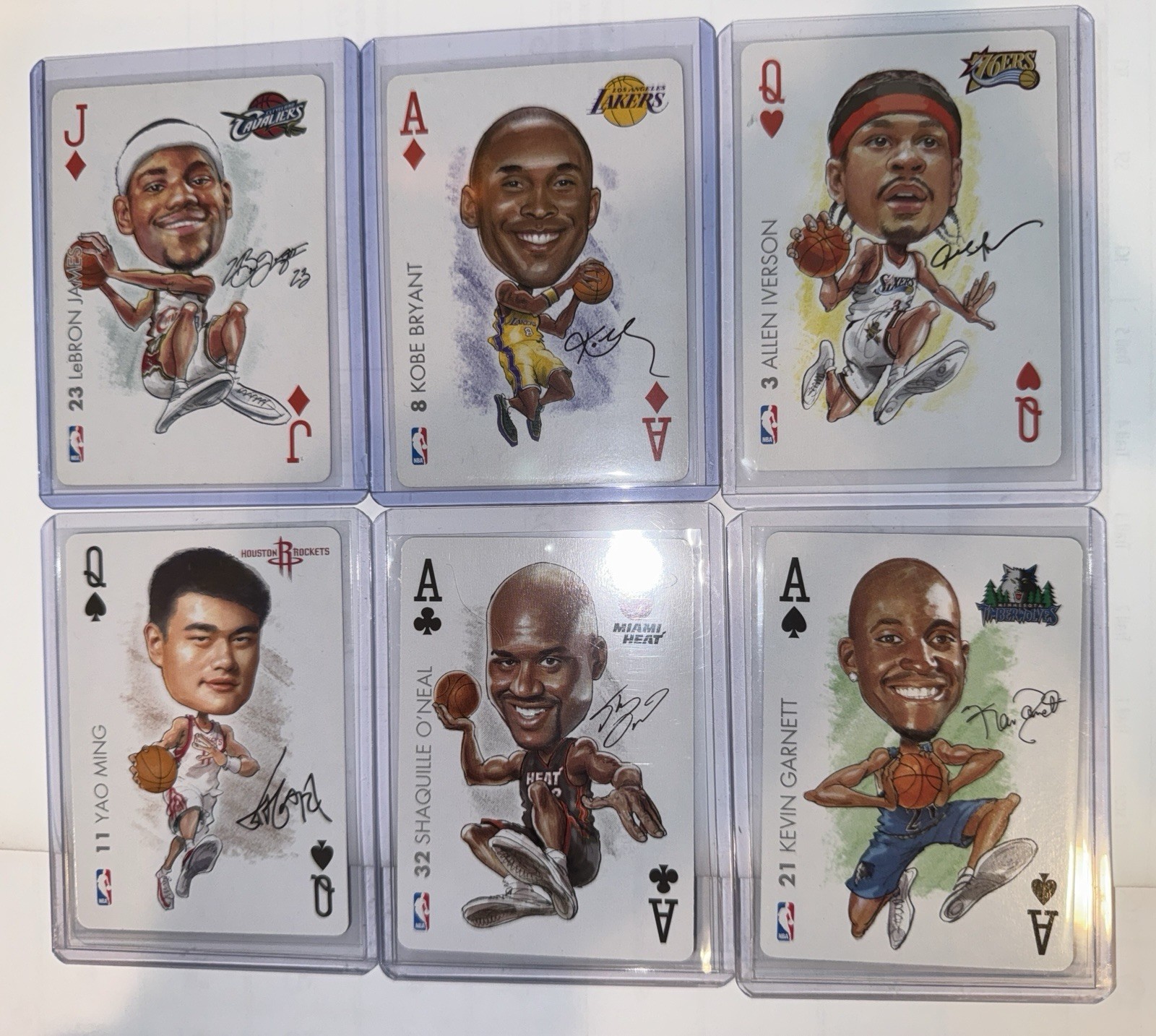 2004-05 ALL PRO NBA Playing Cards LOT LeBron Kobe Iverson Shaq Garnett Yao GEM💎