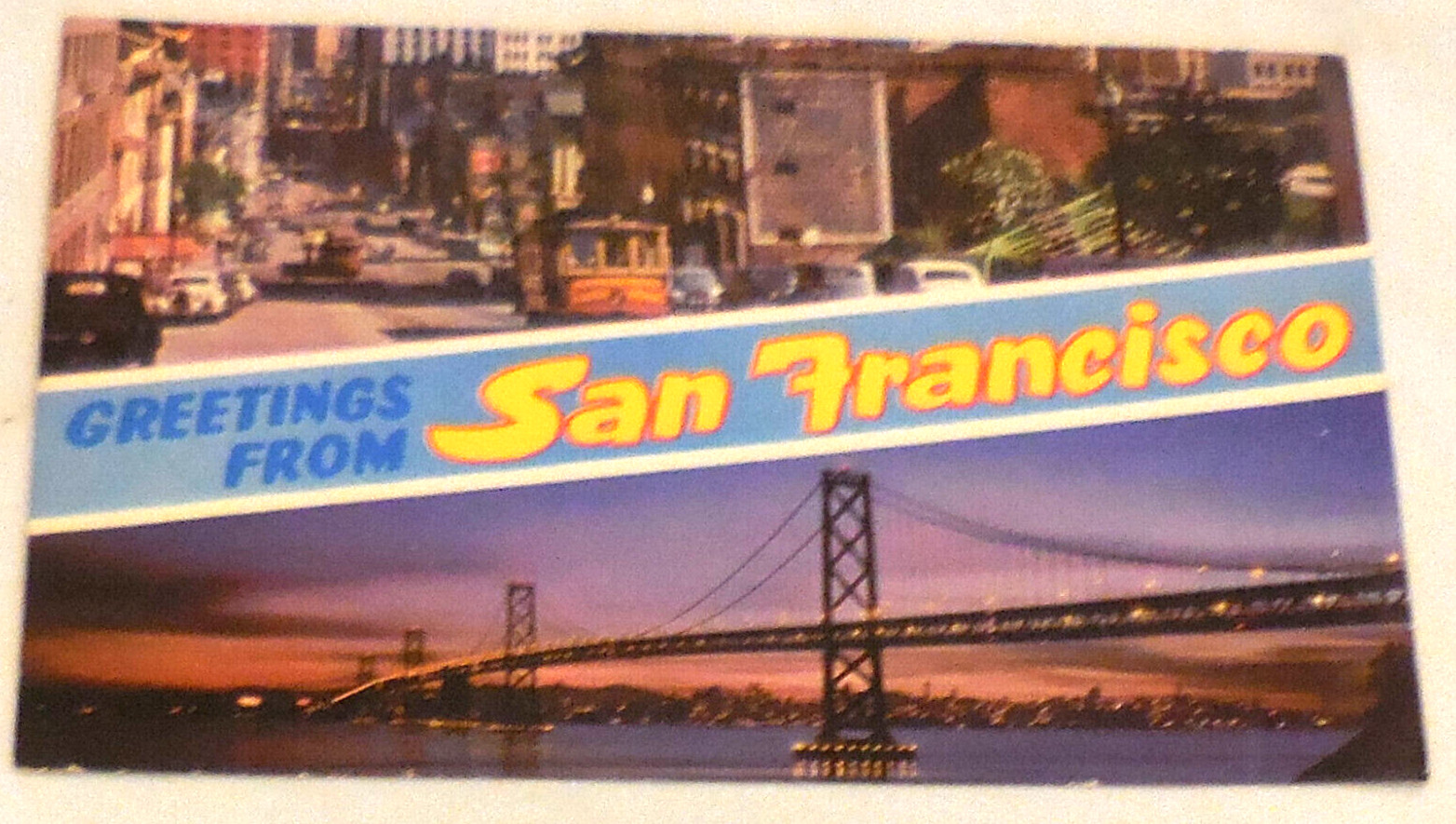 1965 Postmarked  Greetings From San Francisco California Postcard VTG