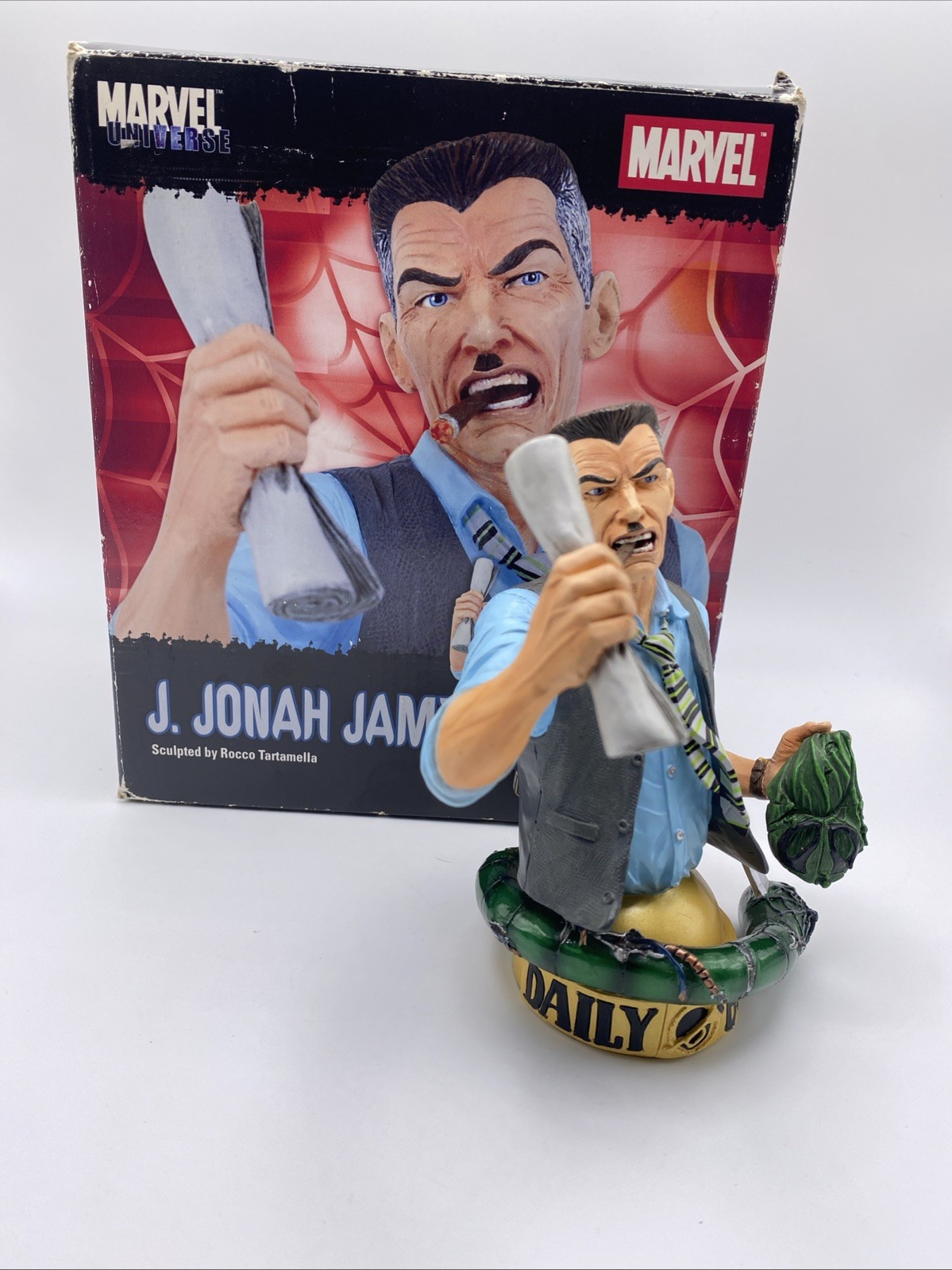 Marvel Spiderman J Jonah Jameson Bust Rare Diamond Select #264/ 2500 NEW🔥