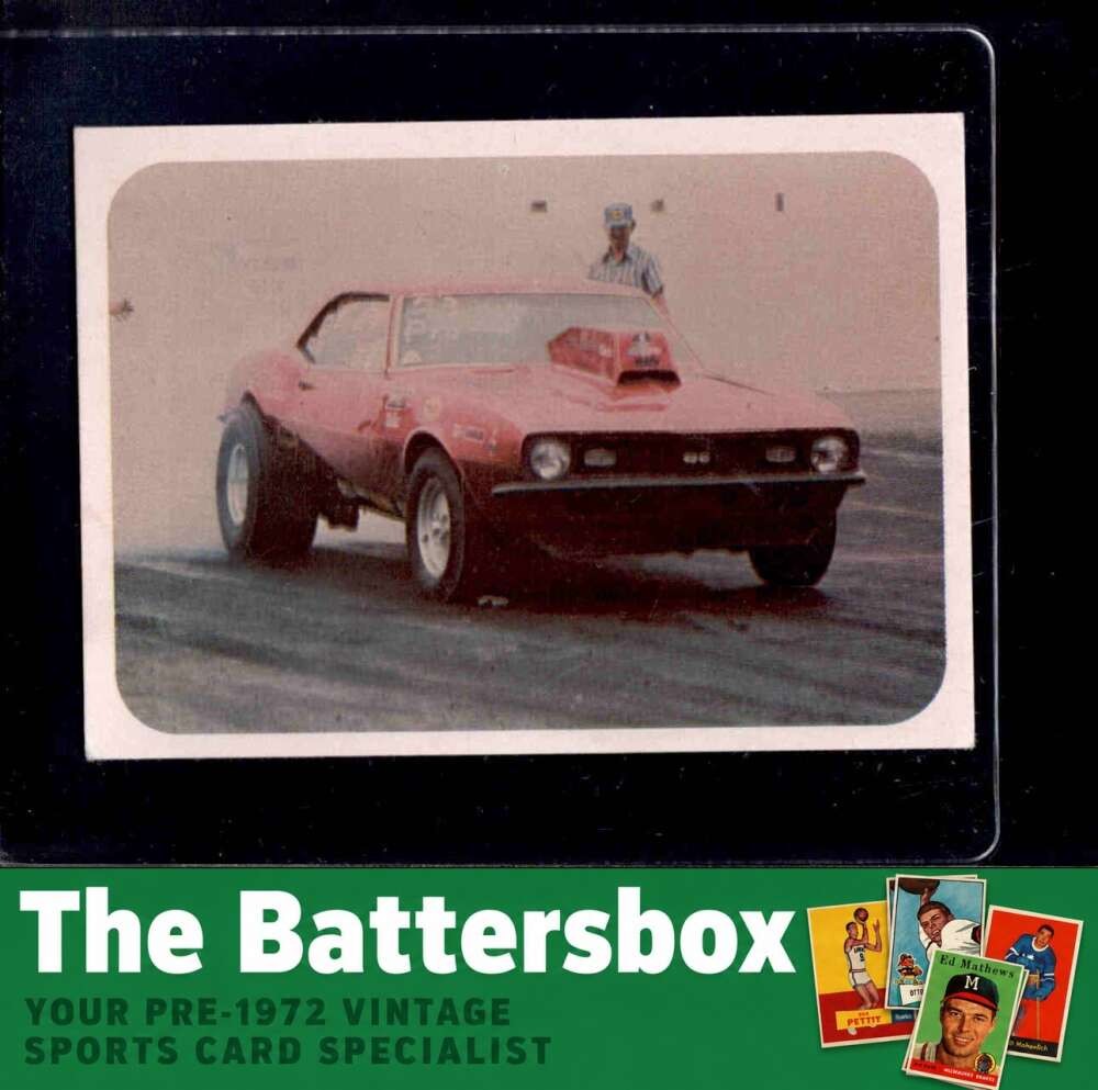 1972 Fleer AHRA Drag Nats Canadian #17 Joe Rundle   EX X3752803