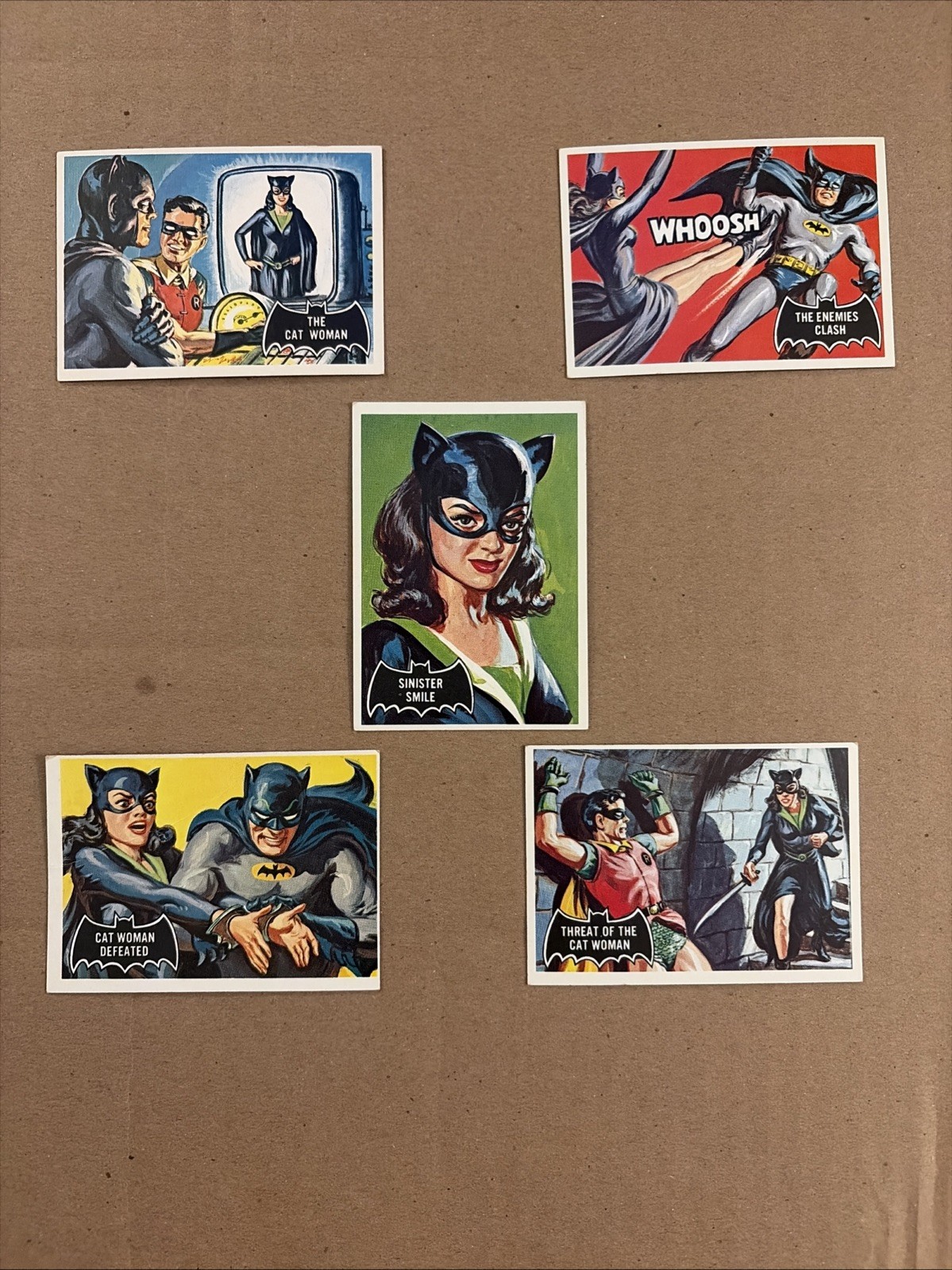 1966 Topps Batman #27 Sinister Smile Cat Woman Hi-Grade Lot 1966 Topps Batman #27 Sinister Smile Cat Woman Hi-Grade Lot