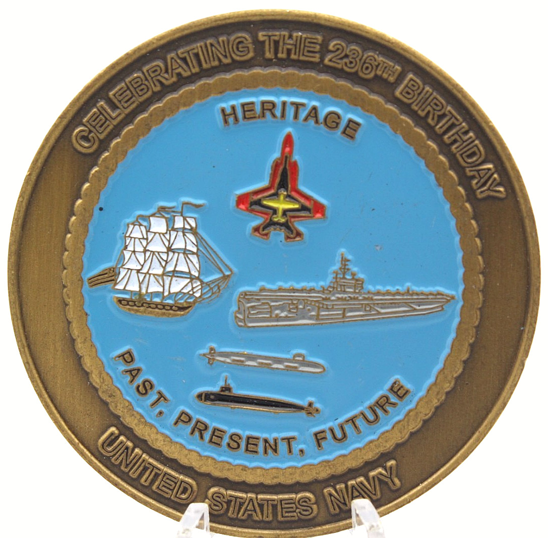 2011 U.S. Navy Ball Pittsburgh PA 236th Birthday Challenge Coin 2