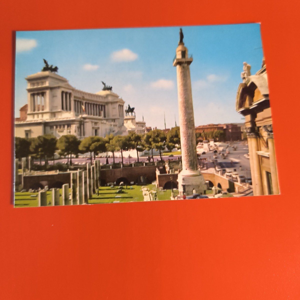 Rome altar of the homeland - OLD COLOR POSTCARD - VINTAGE COLLECTION
