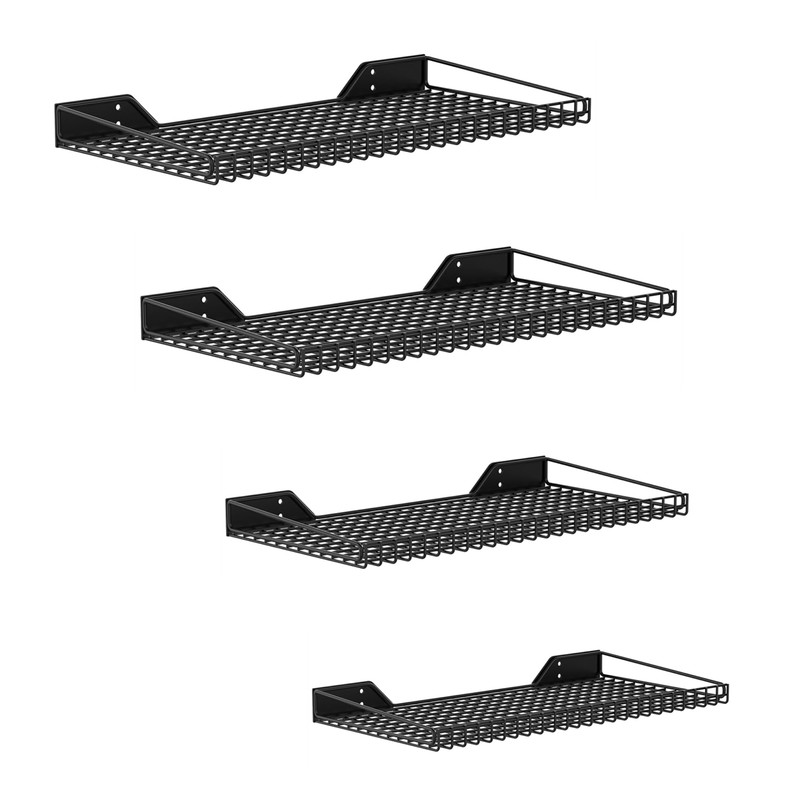 Walmann Garage Wall Shelf 4 Mixed-Size Wall-Mounted Storage Shelves For Garage Walmann Garage Wall Shelf 4 Mixed-Size Wall-Mounted Storage Shelves For Garage