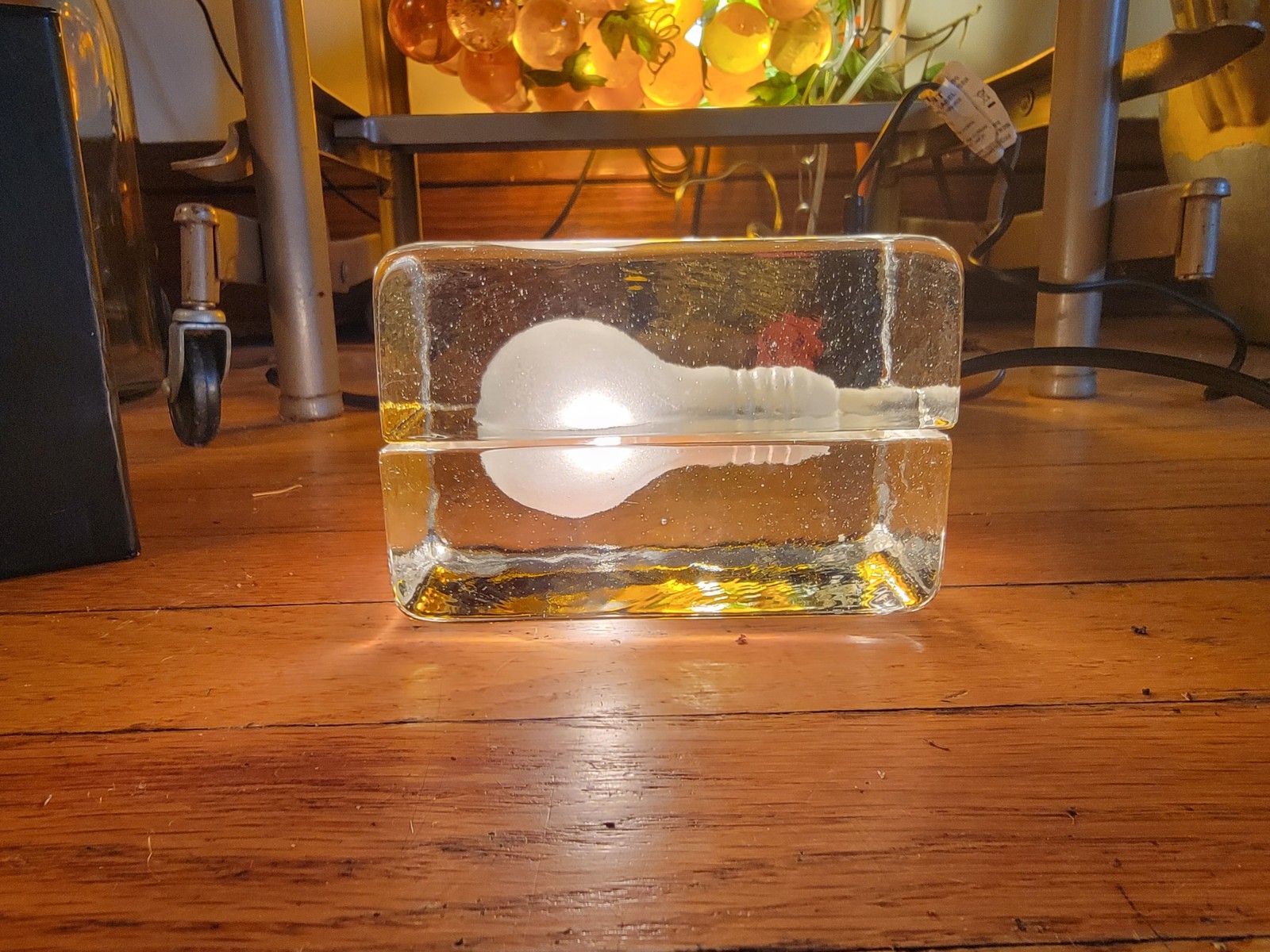Design House Stockholm MCM Small Frozen Bulb lamp / Harri Koskinen Glass Blocks