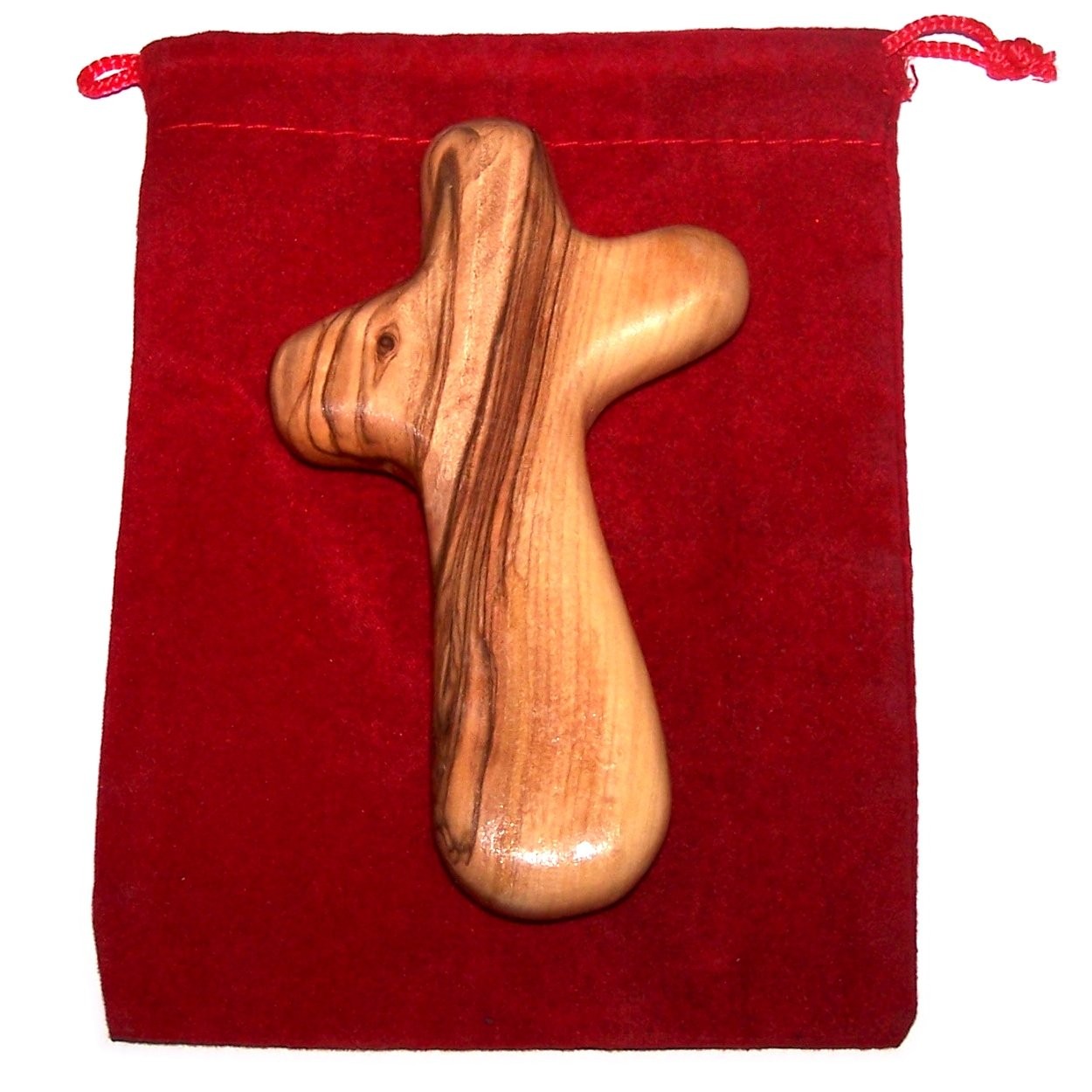 Holding Cross will fit in your Palm known as Olive wood Comfort Holding Cross Holding Cross will fit in your Palm known as Olive wood Comfort Holding Cross