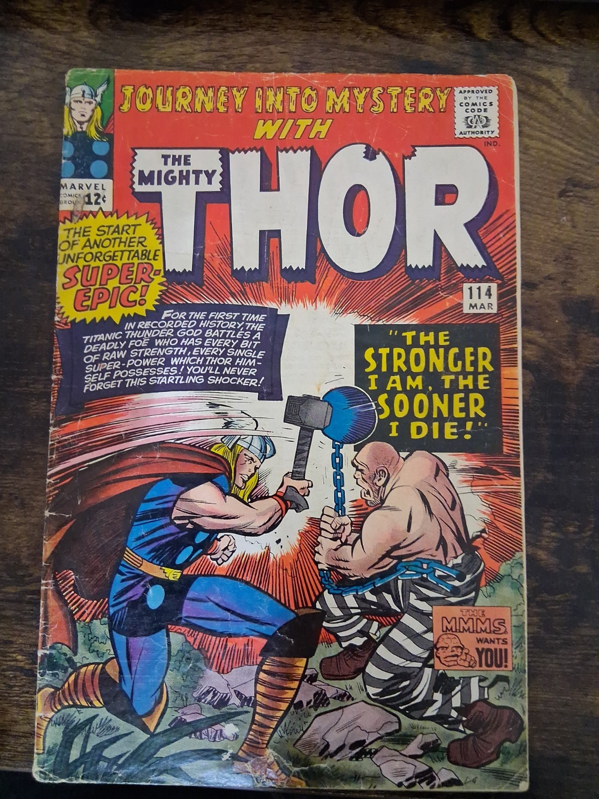Thor Journey Into Mystery #114 GD 1964 I AM SELLING OUT CHEAP 