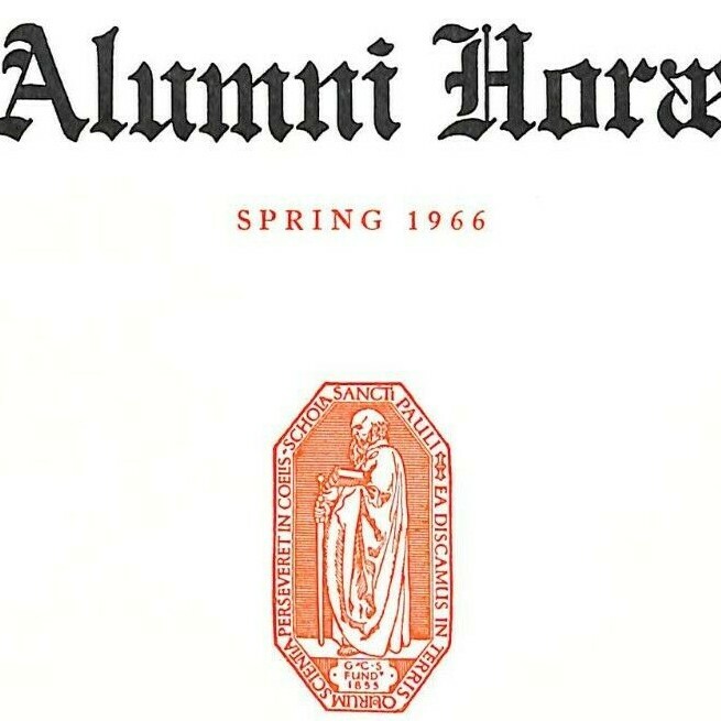 Vintage 1966 St. Paul\'s School \