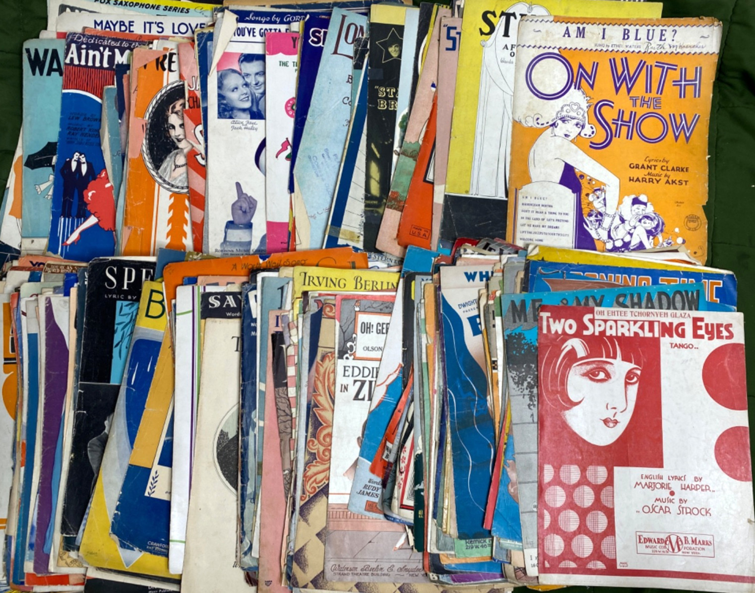 1910s-50s Sheet Music Covers Vintage Loose Covers 40 Pounds Scrapbooking Ideas 1910s-50s Sheet Music Covers Vintage Loose Covers 40 Pounds Scrapbooking Ideas